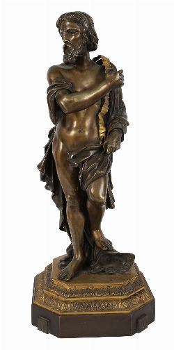 19TH-CENTURY BRONZE FIGURE