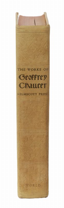 GEOFFREY CHAUCER — FACSIMILE OF THE WILLIAM MORRIS KELMSCOTT CHAUCER — CLEVELAND & NEW YORK, 1958