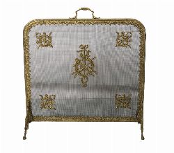 19TH-CENTURY ORMOLU FIRE SCREEN