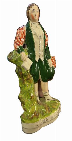 STAFFORDSHIRE FIGURE OF ROBERT BURNS
