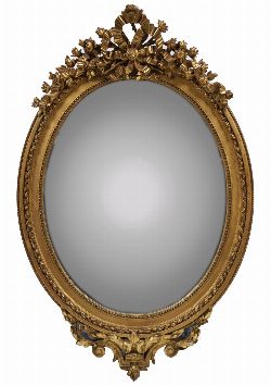 19TH-CENTURY GILT-FRAMED PIER MIRROR