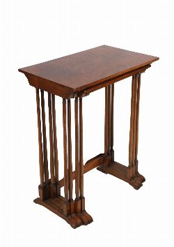 EDWARDIAN NEST OF FOUR TABLES