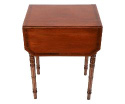 REGENCY PERIOD MAHOGANY PEMBROKE TABLE