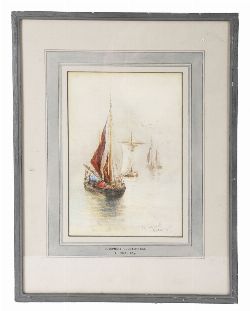 JOSEPHINE CULVERWEL (F 1887-1926), â€œSAILING BOATS AT HOWTH, CO. DUBLIN,â€