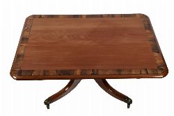 REGENCY MAHOGANY LOW COFFEE TABLE