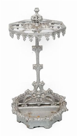 19TH-CENTURY ENGLISH CAST IRON STICK / UMBRELLA STAND