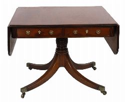 REGENCY PERIOD MAHOGANY SOFA TABLE