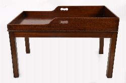 GEORGE III MAHOGANY BUTLER'S TRAY
