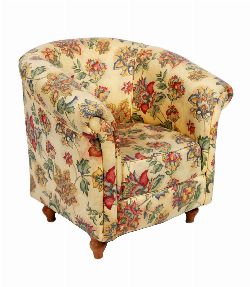 MODERN UPHOLSTERED TUB ARMCHAIR