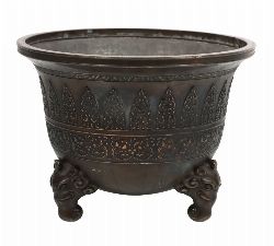 19TH-CENTURY JAPANESE BRONZE JARDINIÃˆRE