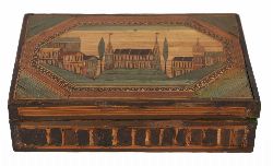 FRENCH PRISONER-OF-WAR GAMES BOX â€” ATTRIBUTED TO NORMAN CROSS, EARLY 19TH CENTURY
