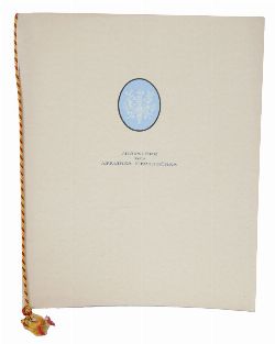 IMPORTANT FRENCH QUAI Dâ€™ORSAY IMPERIAL STATE DINNER MENU â€” PRESIDENCY OF RENÃ‰ COTY