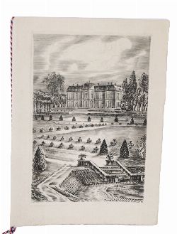 IMPORTANT FRENCH CHÃ‚TEAU DE CHAMPS STATE DINNER MENU â€” PRESIDENCY OF CHARLES DE GAULLE