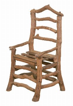 UNUSUAL 19TH-CENTURY DRIFTWOOD ARMCHAIR