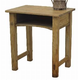 19TH-CENTURY PINE SCHOOL DESK