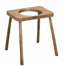 19TH-CENTURY ASH BLOOD LETTING STOOL