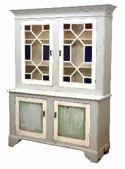 19TH-CENTURY PINE KITCHEN CABINET