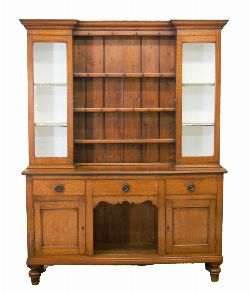 19TH-CENTURY OAK KITCHEN DRESSER