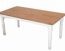 19TH-CENTURY PINE FARMHOUSE KITCHEN TABLE