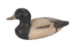 CARVED WOOD DECOY DUCK