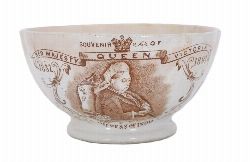 QUEEN VICTORIA COMMEMORATIVE PORRIDGE BOWL