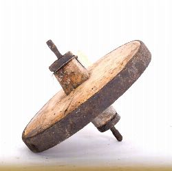 WOODEN METAL-BOUND WHEEL