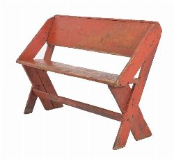 19TH-CENTURY PINE BENCH