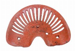 CAST IRON TRACTOR SEAT