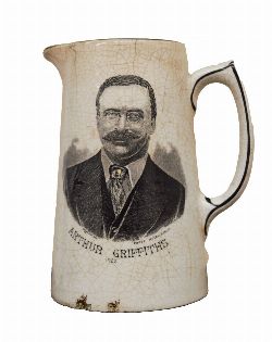 COMMEMORATIVE PORCELAIN JUG
