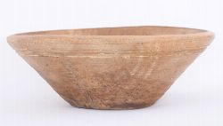 TURNED SYCAMORE BUTTER BOWL
