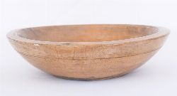 TURNED SYCAMORE BUTTER BOWL