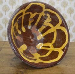 COALISLAND GLAZED POTTERY DAIRY BOWL