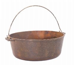 CAST IRON COOKING OVEN WITH SWING HANDLES