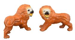 PAIR OF STAFFORDSHIRE FIGURES