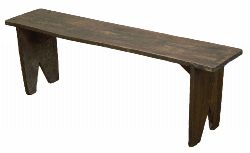 19TH-CENTURY PLAIN PINE KITCHEN BENCH