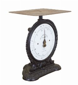 SALTERS CAST METAL AND BRASS POST OFFICE SCALES