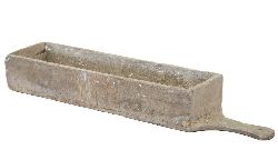 GEORGIAN PINE RECTANGULAR CANDLE BOX