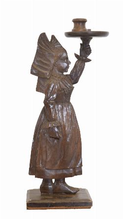 19TH-CENTURY OAK SMOKER'S STAND