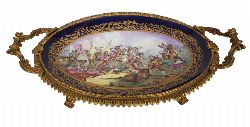 19TH-CENTURY SEVRES STYLE AND ORMOLU NARRATIVE CENTREPIECE