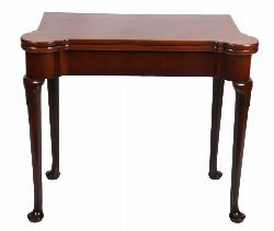 IRISH GEORGIAN PERIOD MAHOGANY GAMES TABLE