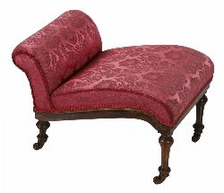 REGENCY ROSEWOOD GOUT STOOL