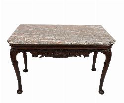 IRISH 18TH-CENTURY STYLE RED WALNUT SIDE TABLE