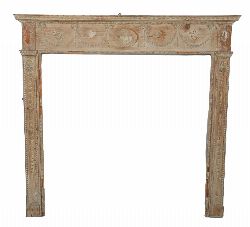 GEORGE III PERIOD PINE FIRE SURROUND