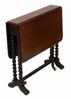 VICTORIAN WALNUT SUTHERLAND TABLE