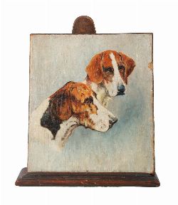 STUDY OF HOUNDS - ENGLISH SCHOOL, 20TH CENTURY