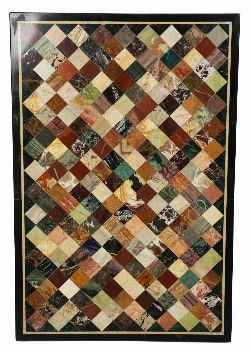 LARGE ITALIAN SPECIMEN MARBLE TABLETOP