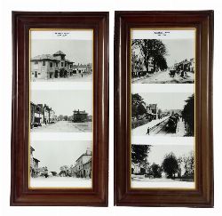 PAIR OF FRAMED PHOTOGRAPHIC PANELS, MAINISTER LAOISE / FADO FADO