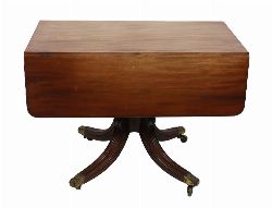 REGENCY MAHOGANY PEMBROKE TABLE