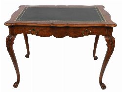  LATE 19TH-CENTURY WILLIAM & MARY STYLE WALNUT WRITING TABLE