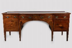 GEORGE III MAHOGANY SHERATON SIDEBOARD